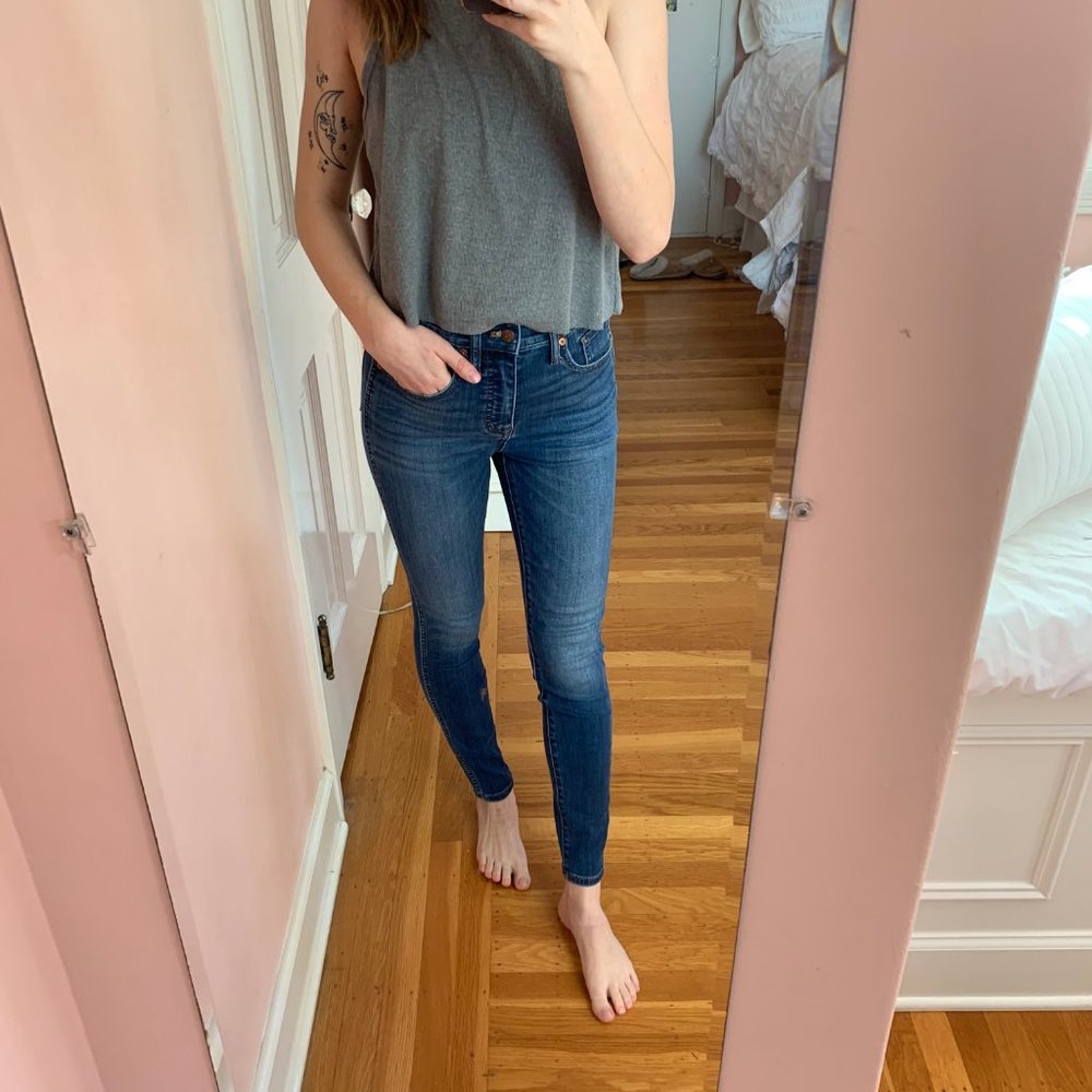Madewell 10" Hi-Rise Skinny Jeans
